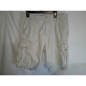 Plugg Mens Beige Cargo‎ Shorts Size 34 Casual Outdoor Everyday